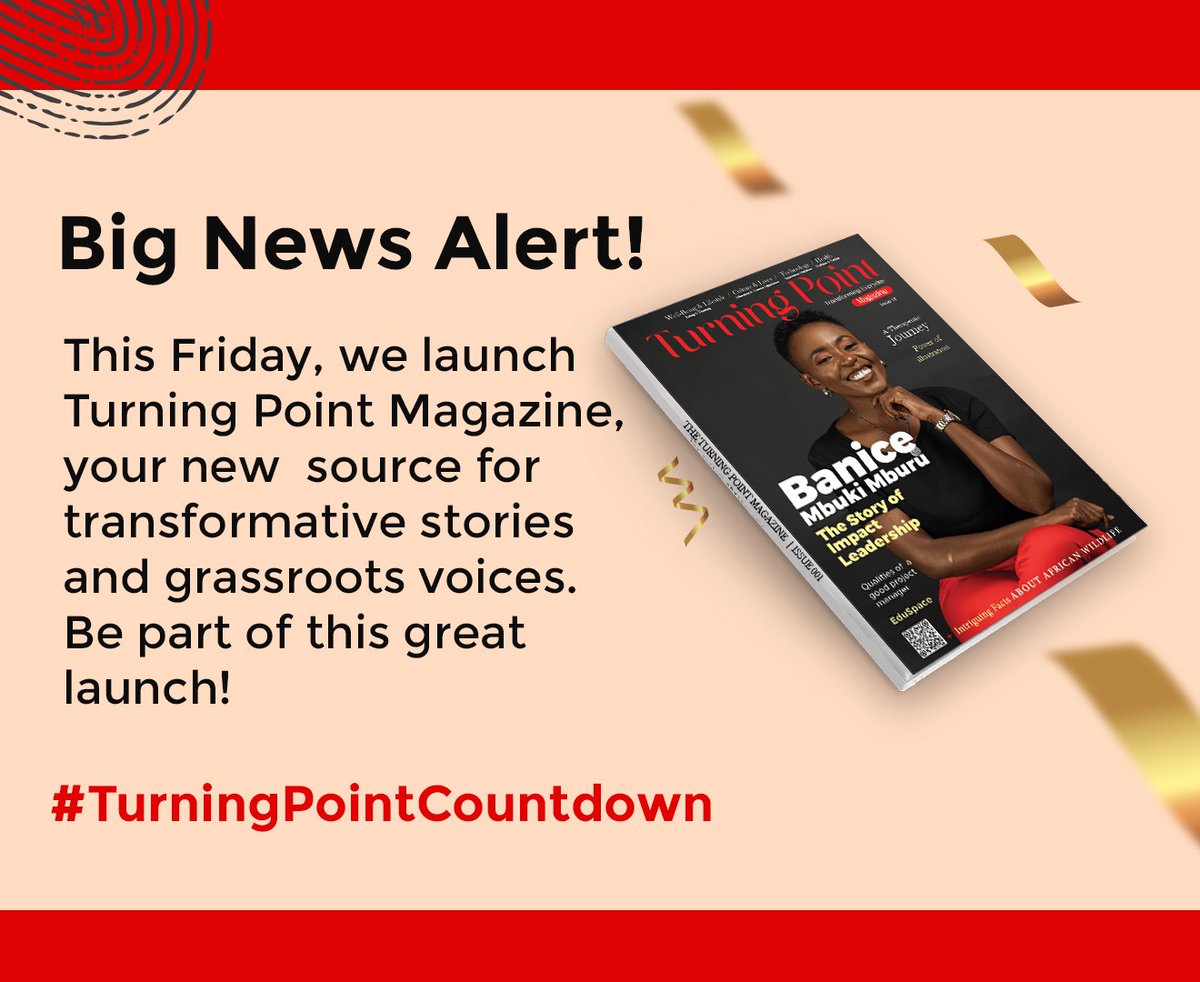 brand_malshe's tweet photo. What happens when grassroots stories meet global ideas and innovation? Find out this Friday as we launch Turning Point Magazine!
This magazine will be elevating unheard voices and inspiring collective action.
#TurningPointCountdown
#StarAcademyLeLive
CCTV arsenal https://t.co/JimCohUK4v