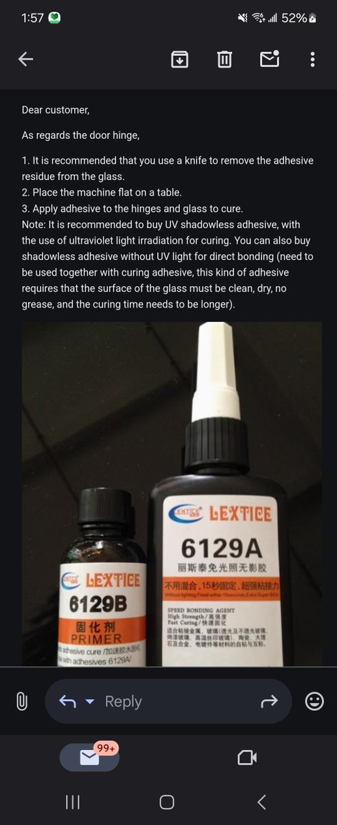 Guacatechi's tweet image. So this is #creality #crealityk2plus  fix for unglued hinges on a $1300 printer. This is really disappointing @Creality3dP