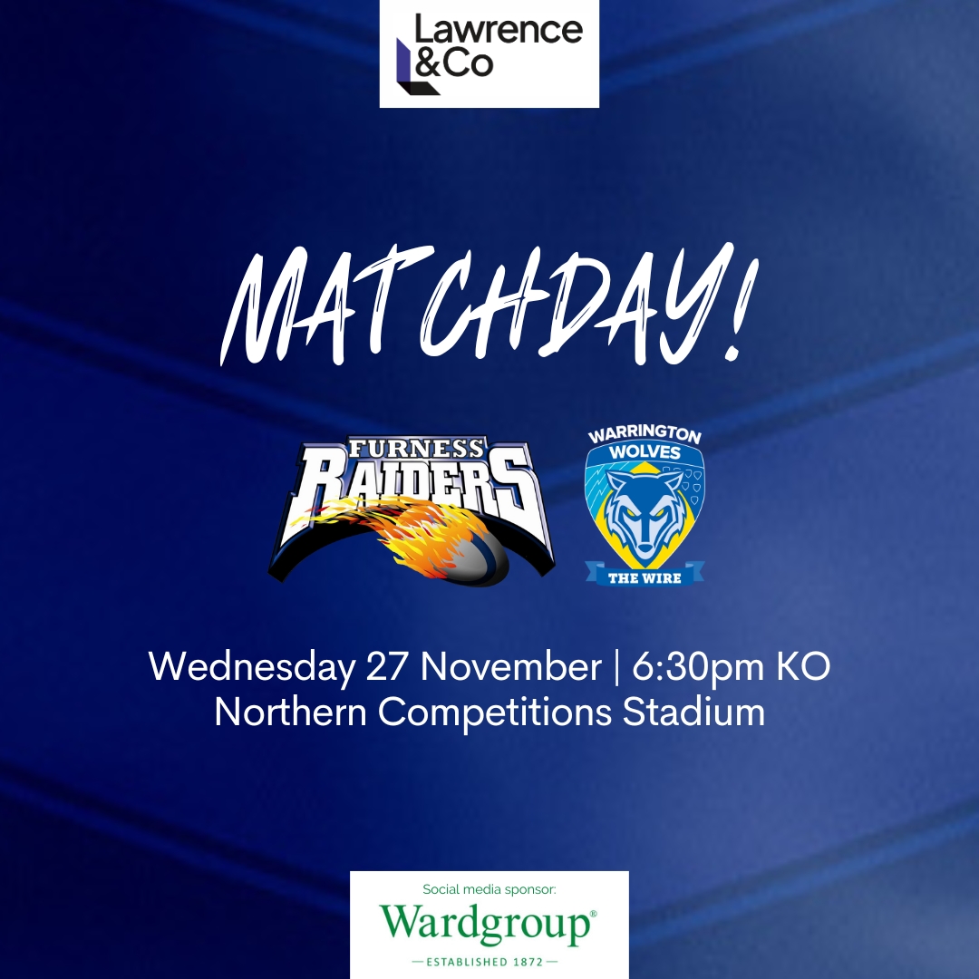 Barrow Raiders (@barrowraiders) on Twitter photo Matchday for Furness Raiders! ๐ต
๐ <a href="/WarringtonRLFC/">Warrington Wolves</a> Development Academy
๐๏ธ Northern Competitions Stadium
โฐ 6:30pm kick-off
๐ College League
๐๏ธ Adults ยฃ5, 17-21yrs ยฃ2, U17s FREE Matchday for Furness Raiders! ๐ต
๐ <a href="/WarringtonRLFC/">Warrington Wolves</a> Development Academy
๐๏ธ Northern Competitions Stadium
โฐ 6:30pm kick-off
๐ College League
๐๏ธ Adults ยฃ5, 17-21yrs ยฃ2, U17s FREE