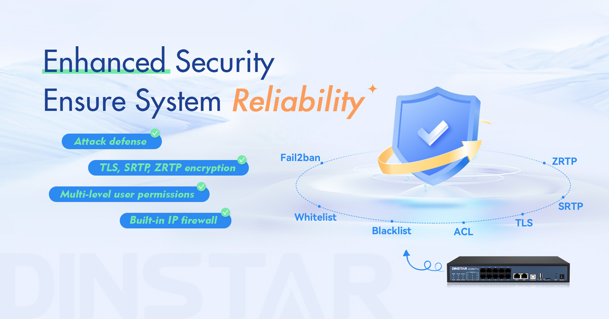 dinstar_voip's tweet image. 🔒 Secure &amp;amp; Reliable IP PBX for Your Business
Looking for a phone system that prioritizes security and reliability? The UC200 Pro is here to protect your communication and ensure smooth operations!

👉 Learn More at dinstar.com/ip-pbx/uc200pr…

#Dinstar #ipcommunication #ippbx