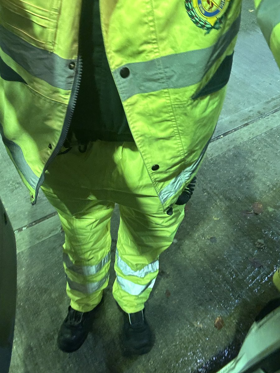 Christopher Doherty (@aap_chris) on Twitter photo Well that was a very wet night shift for <a href="/SCAS999/">South Central Ambulance Service</a> even cracked out the yellow waterproof trousers! I may look like a neon traffic cone but I was dry!! Well that was a very wet night shift for <a href="/SCAS999/">South Central Ambulance Service</a> even cracked out the yellow waterproof trousers! I may look like a neon traffic cone but I was dry!!