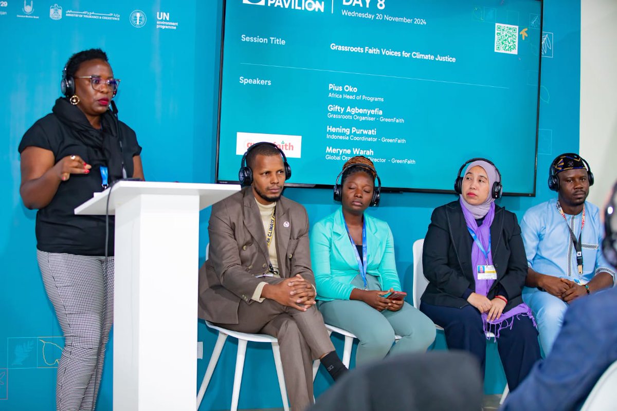 GreenFaith Nigeria (@greenfaithng1) on Twitter photo Developing nations must not pay twice—once for climate impacts and again through debt.
We demand grants over loans for real climate justice.
#payupforclimate #LossandDamage #Faiths4Climate <a href="/merynewarah/">Meryne Warah</a> <a href="/PiusOko/">#ClimateJustice Bishop</a> <a href="/GreenFaithTz/">GreenFaith Tanzania</a> Developing nations must not pay twice—once for climate impacts and again through debt.
We demand grants over loans for real climate justice.
#payupforclimate #LossandDamage #Faiths4Climate <a href="/merynewarah/">Meryne Warah</a> <a href="/PiusOko/">#ClimateJustice Bishop</a> <a href="/GreenFaithTz/">GreenFaith Tanzania</a>