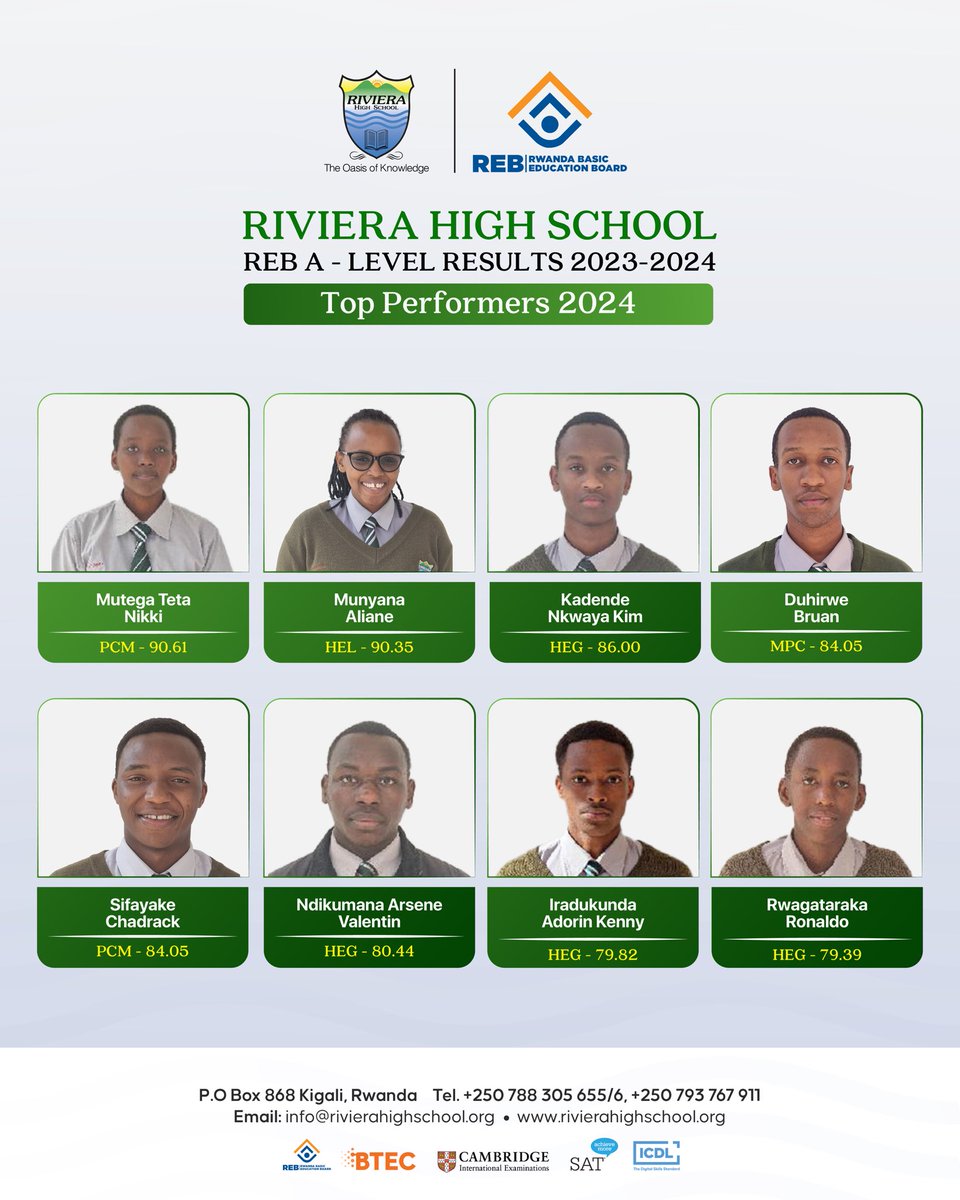 Riviera High School, Rwanda. tweet media