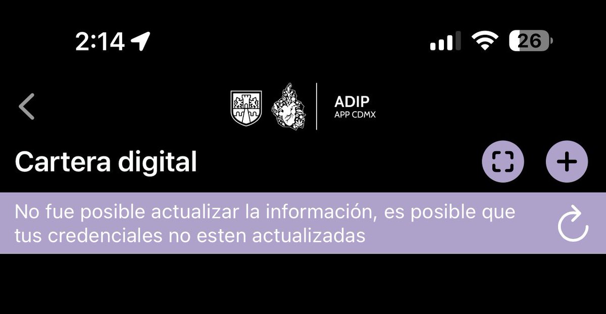 DiegoCAHD's tweet photo. @LaSEMOVI no puedo acceder a mis documentos. Tengo mi licencia digital registrada y me aparece esto : https://t.co/gJSsEAvBEJ