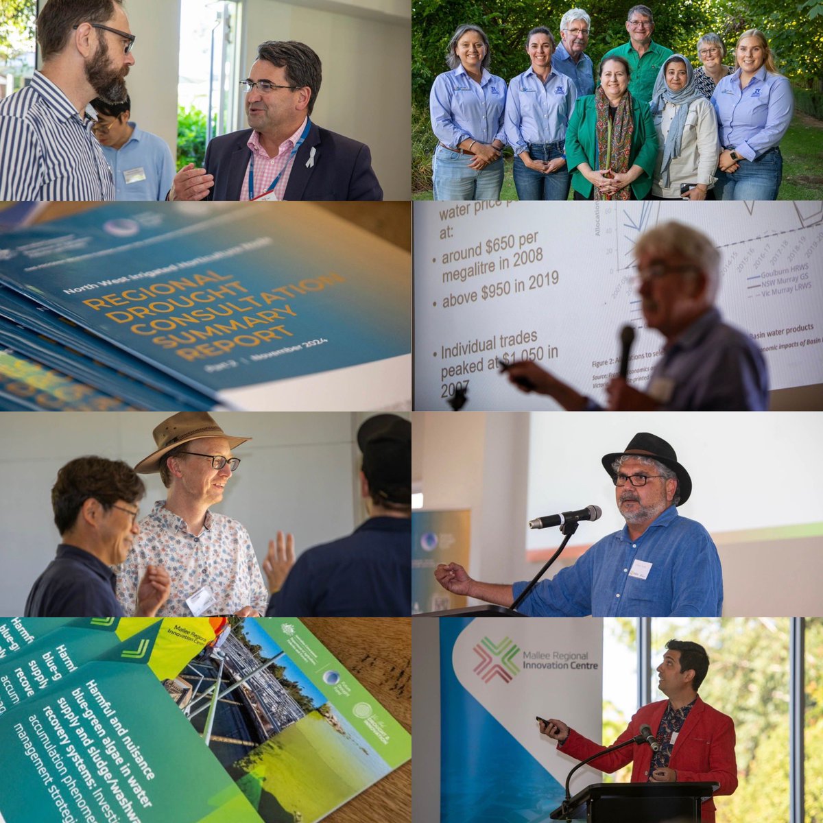 Mallee Regional Innovation Centre (MRIC) (@mric_ceo) on Twitter photo Thanks everyone who joined us last week for the launch of our 2 reports around drought resilience. It was great to have our project partners, local industry & other stakeholders there, as well as visitors from outside the region.
<a href="/VicHub_Drought/">Vic Drought and Innovation Hub</a> <a href="/UniMelb/">University of Melbourne</a> #FDF <a href="/DAFFgov/">Department of Agriculture, Fisheries and Forestry</a> Thanks everyone who joined us last week for the launch of our 2 reports around drought resilience. It was great to have our project partners, local industry & other stakeholders there, as well as visitors from outside the region.
<a href="/VicHub_Drought/">Vic Drought and Innovation Hub</a> <a href="/UniMelb/">University of Melbourne</a> #FDF <a href="/DAFFgov/">Department of Agriculture, Fisheries and Forestry</a>