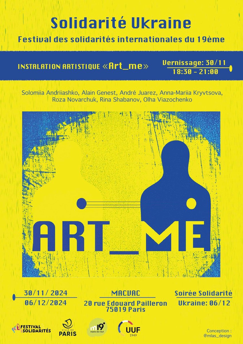 union_ukr_fr's tweet photo. Festival des solidarités internationales, soyons nombreux en solidarité avec l’Ukraine 🇺🇦🇪🇺 https://t.co/uxHCVrOlyo