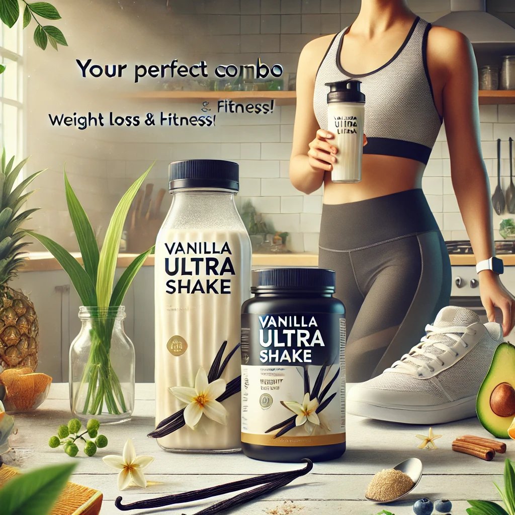 Looking to lose weight and stay in shape? Try our Vanilla Ultra Shake Combo! 🌿 Packed with essential nutrients, it boosts energy, supports weight loss, and helps you achieve a lean, healthy body. Start your fitness journey today.