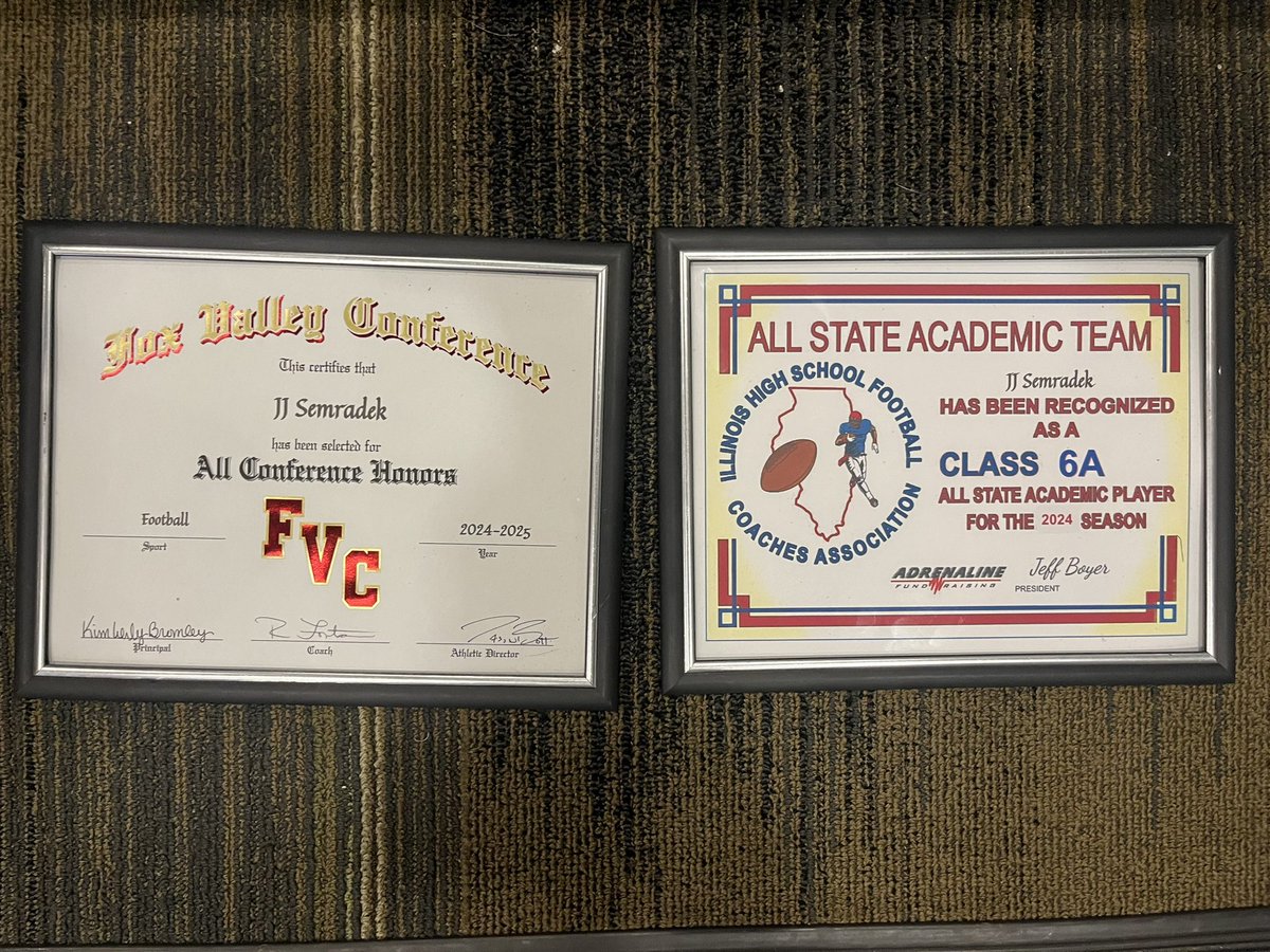 Great award night to finish my career with CLS football! Blessed to receive the honors of All-Conference kicker, All-State academic team, and Special Teams MVP! #AGTG 

<a href="/KohlsKicking/">Kohl's Kicking Camps</a> <a href="/CLS_Football/">Crystal Lake South</a> <a href="/Coach_Radke/">Luke Radke</a> <a href="/FBS_Recruiting/">College Exposure</a> <a href="/TopPreps/">Top Preps Sports News 247. See Interview Videos.</a>
