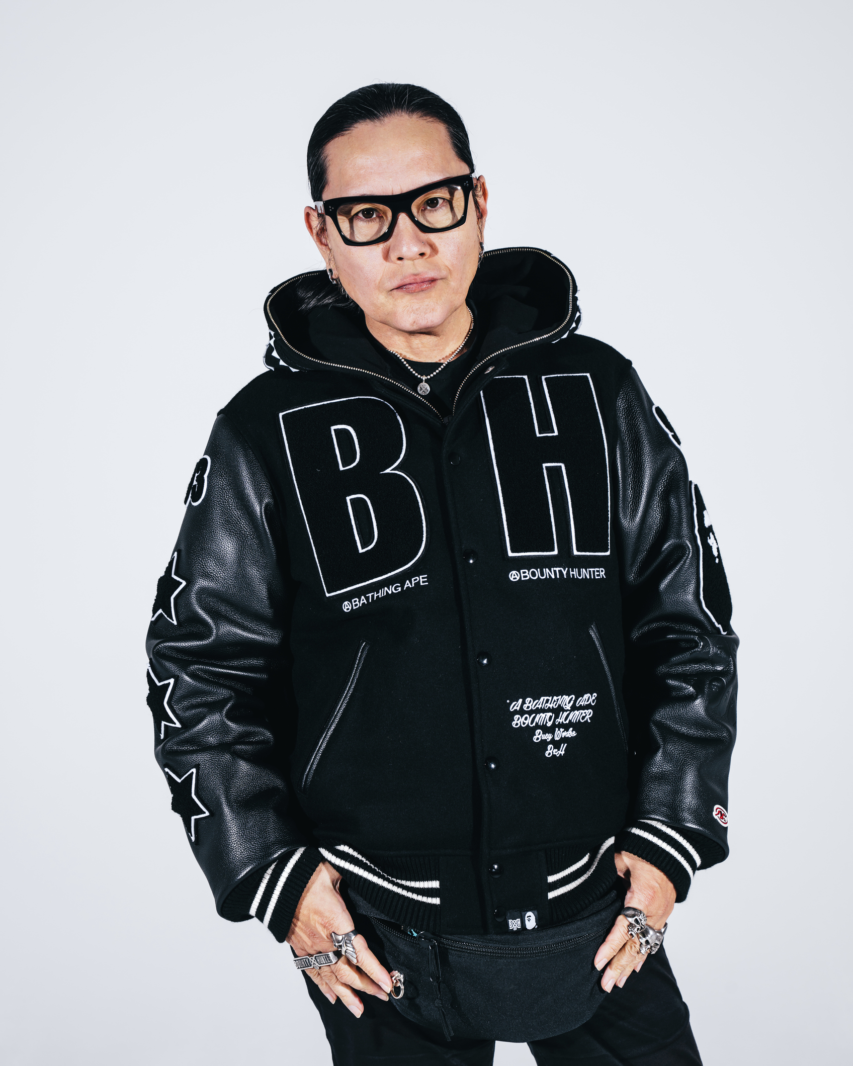 BAPE.COM on X This November A BATHING APE BAPE and BOUNTY HUNTER will release their fourth capsule since 2017 featuring BOUNTY HUNTER founder Hikaru as the model for the LOOK BOOK. The