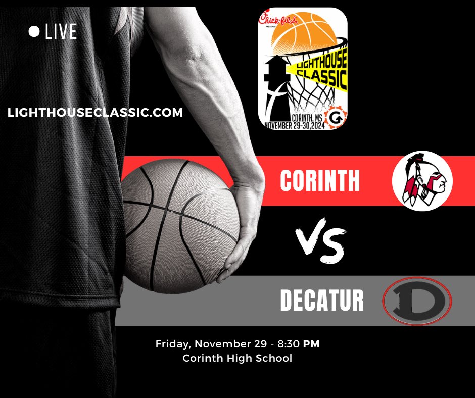 L_HouseClassic's tweet photo. 3️⃣
Our host Corinth Warriors will close out each day’s action. Come out Corinth and support your hometown guys!!
#2024Warriors
#CorinthHighSchool
#3DaysAndCounting https://t.co/8bGOiX6FZF