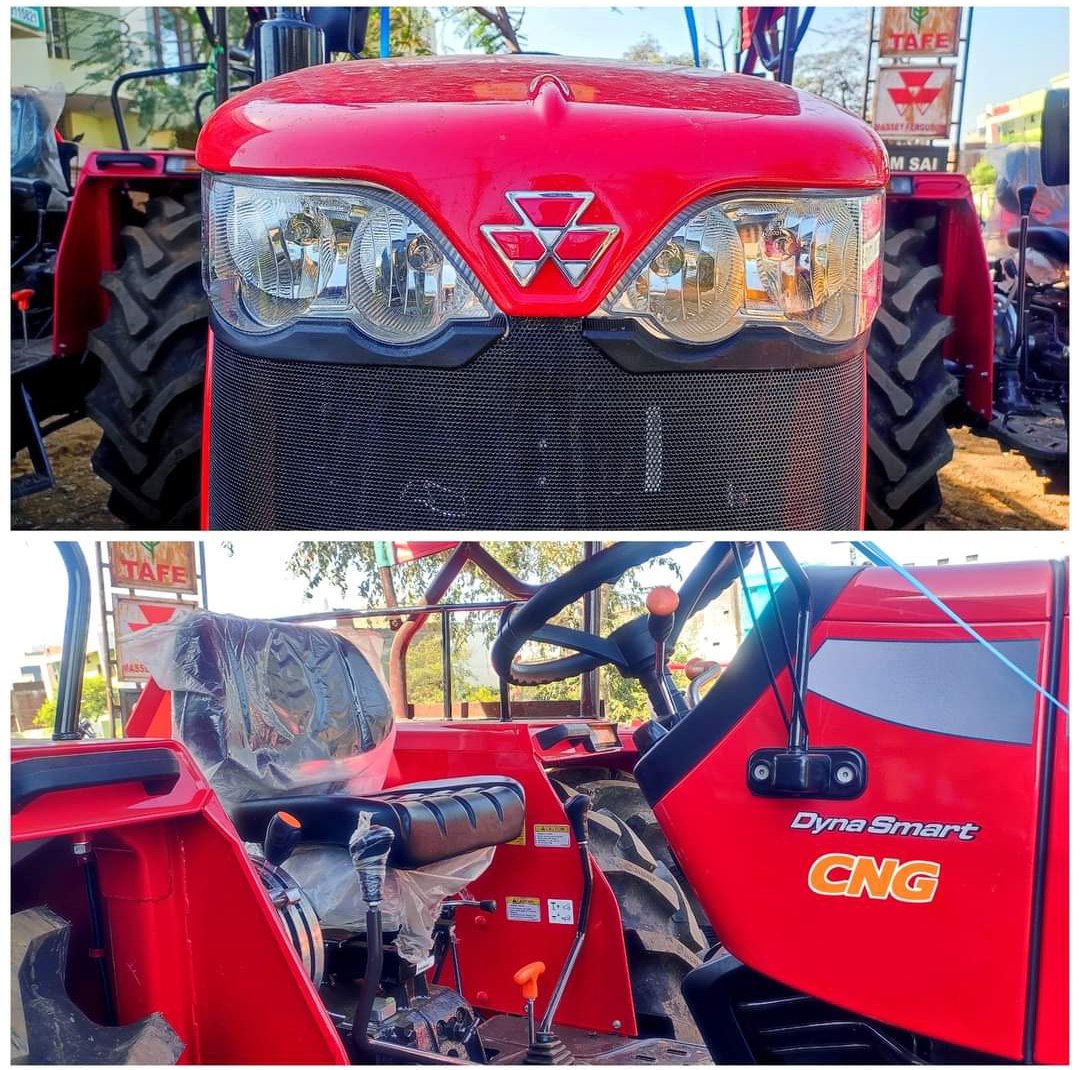ट्रैक्टर इंडस्ट्रीज में सबकी छुट्टी करने , लॉन्च हुआ मैसी का CNG ट्रैक्टर जो 1 लीटर में जाएगा 32 किलोमीटर #tractor