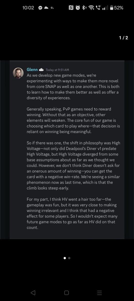 How out of touch can these devs get? High voltage was one of the only interesting things they've done and has been seemingly universally loved. To say the mode missed the part and you won't be trying to go in that direction is wild