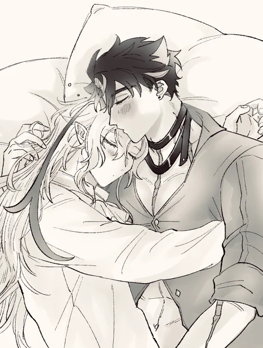 ブルスカに載せてたサクカの元絵ヌリ💤 