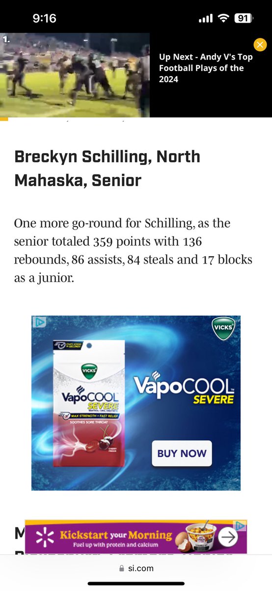 Josh Schilling (@jschilling9) on Twitter photo Congratulations <a href="/schillingbreck/">Breckyn Schilling</a> on being nominated for Preseason Player of the Year in Iowa. Congratulations <a href="/schillingbreck/">Breckyn Schilling</a> on being nominated for Preseason Player of the Year in Iowa.