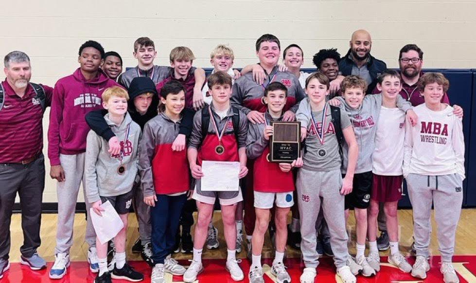 JS Athletes of the Week: Reed Pennington, Dominic Simpson, John Phillip Simpson, Griffin Hooper, and Jack Moran

Our JS Wrestling team won the HVAC Championship this weekend! As a team, we were neck and neck with Grace Christian going into the finals.  Our leaders dug deep and