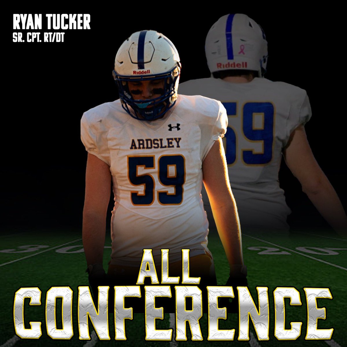 FootballArdsley's tweet photo. Congratulations to our 4 All Conference Players! https://t.co/sDvkKAxAxT