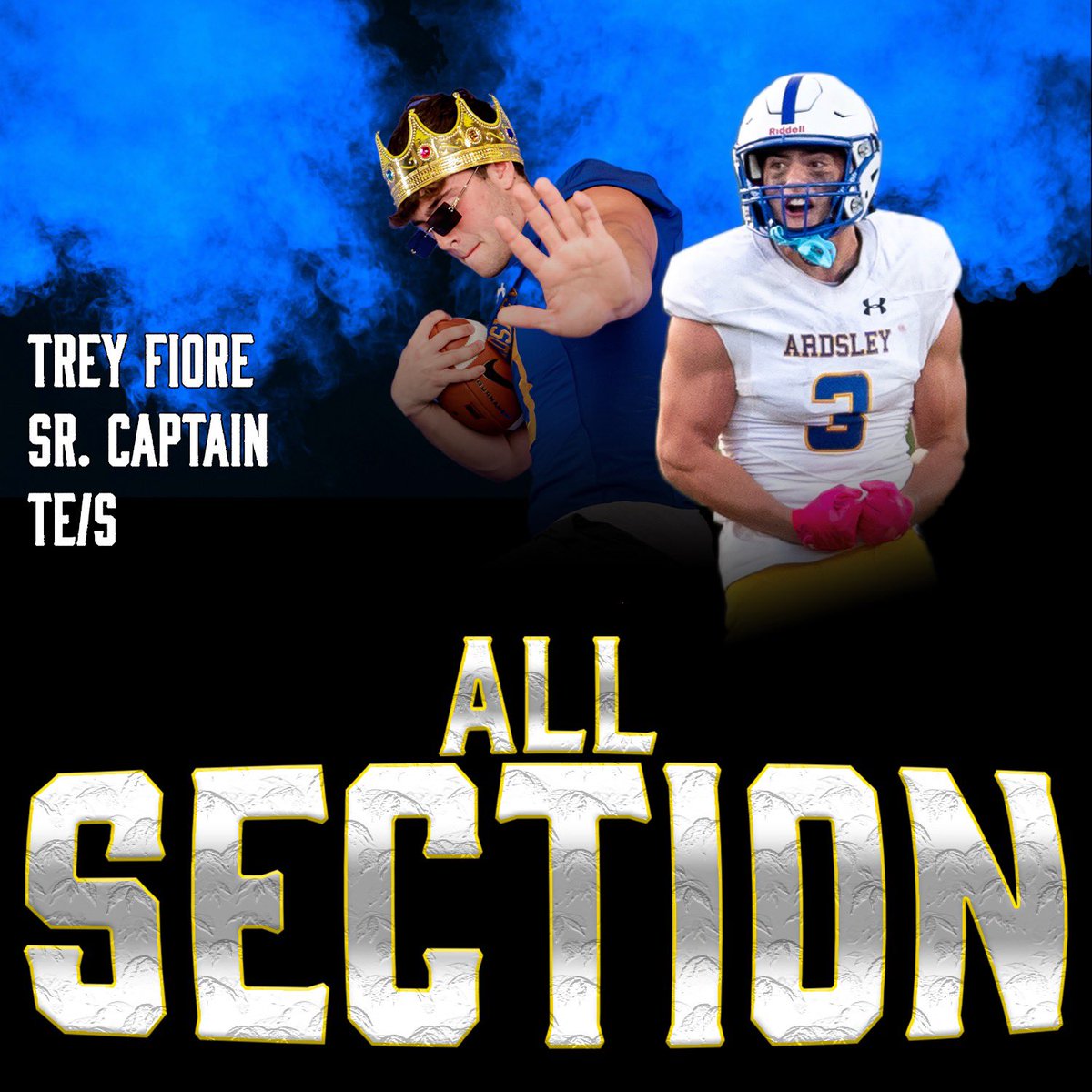 FootballArdsley's tweet photo. Congratulations to our 4 All Section Senior Captains! https://t.co/IYtWhT6mAB