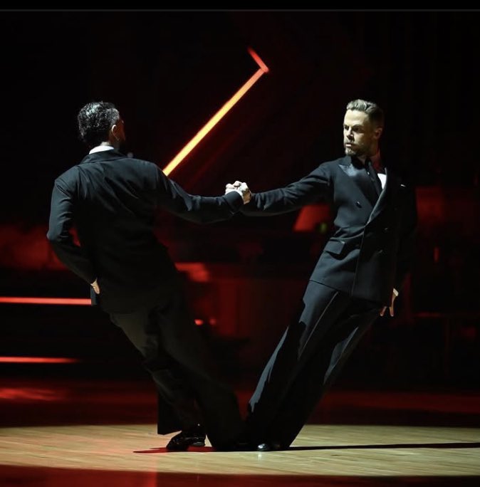 Caseyleelove's tweet photo. Power levels matched for a perfect fusion tango #dwts https://t.co/AGS4sBSCis