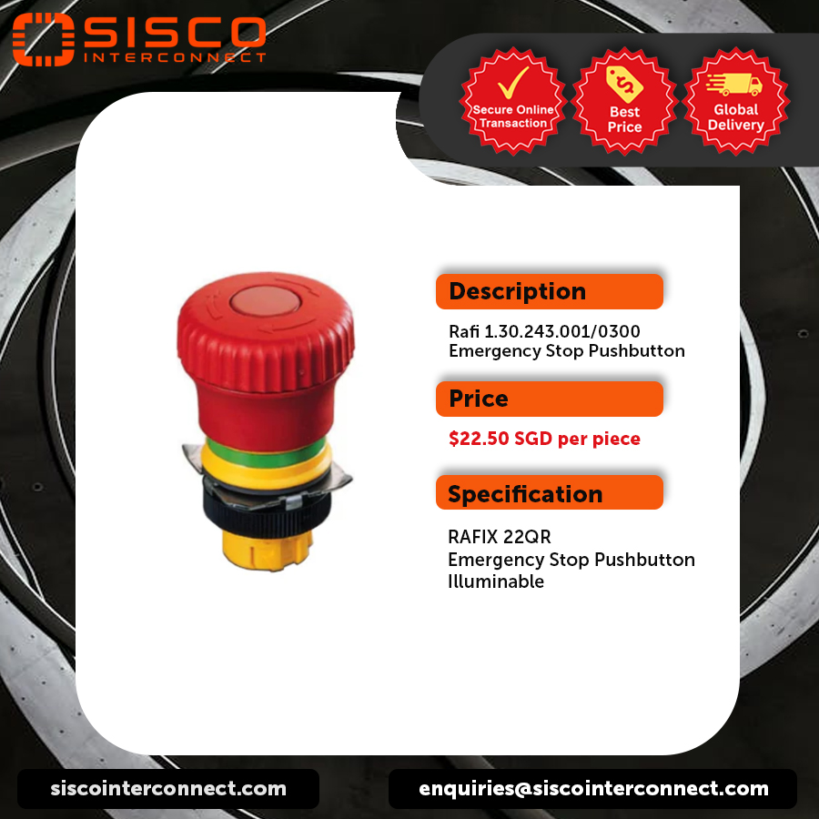 siscointercon's tweet photo. Rafi Emergency Stop Push Button
Check out at https://t.co/2uSOngNXLo
Worldwide Shipping | Secure Online Transaction

#engineering #electroniccomponents #semiconductor #components #technology #pushbuttons #switches #rafi #signallamp https://t.co/T2yHaUrskH
