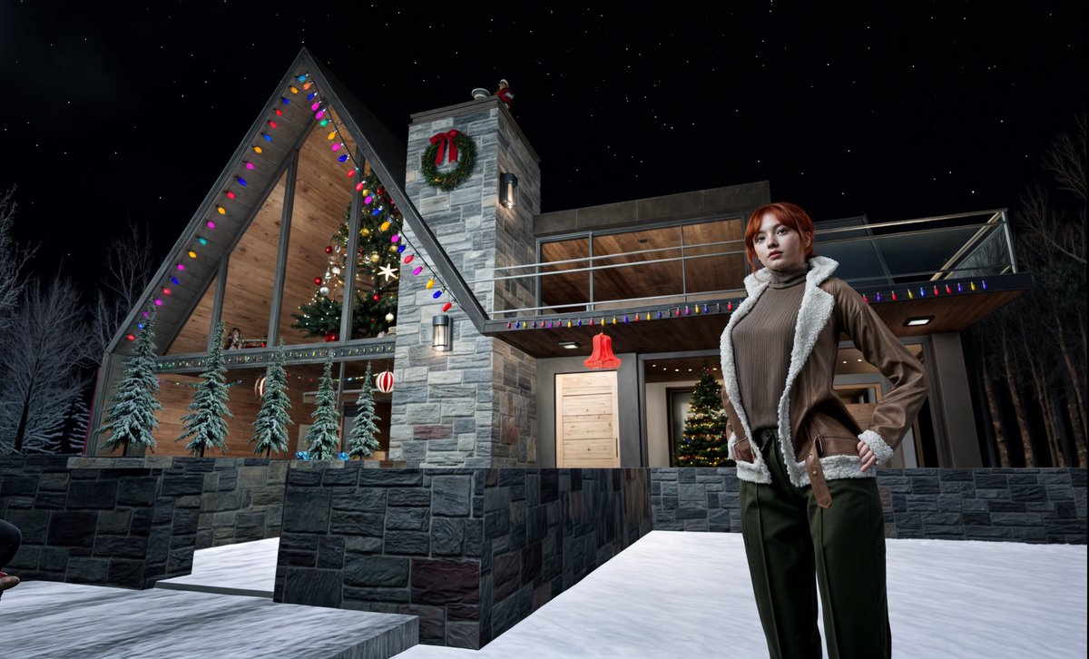 WindsorArabella's tweet image. Every year, as part of the #SLChristmasExpo the #LightsofHope homes are a key part of the American Cancer Society's fundraising efforts to find a cure for cancer. Birchbark Studio as been invited back as a Home Decorator and this is their entry in the LOH! #secondlife