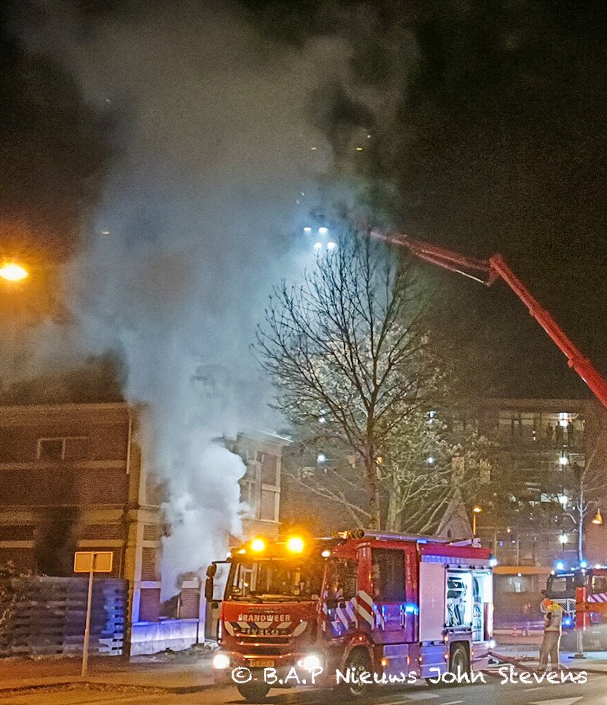 Kraakpand in de brand in Apeldoorn