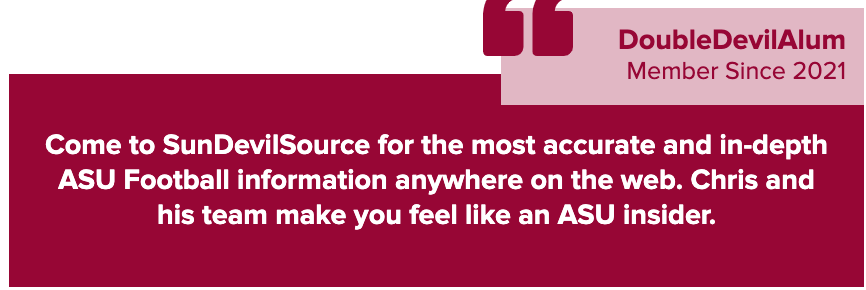 ChrisKarpman's tweet image. Not a @SunDevilSource member? Take advantage of our best offer ever at 75% off!

The largest ASU community and the very best team and recruiting analysis in one place. Far better than social media.

My goal is to out-pace all Big 12 sites on 247Sports!

247sports.com/college/arizon…