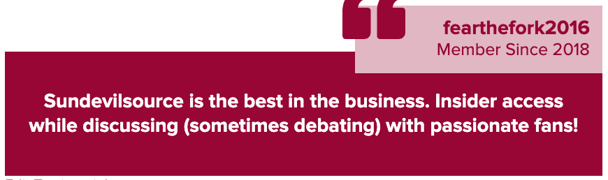 ChrisKarpman's tweet image. Not a @SunDevilSource member? Take advantage of our best offer ever at 75% off!

The largest ASU community and the very best team and recruiting analysis in one place. Far better than social media.

My goal is to out-pace all Big 12 sites on 247Sports!

247sports.com/college/arizon…