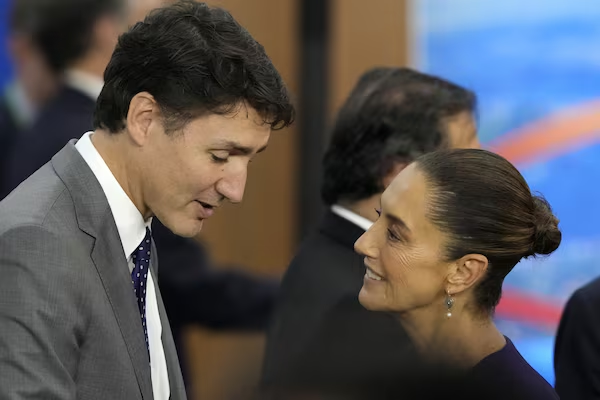 Bethany_1979's tweet photo. Canada and Mexico have intelligent, well-educated progressive leaders, a rarity in the world today. Is it possible the IDU gave Trump his marching papers? Tariffs that would fuck both countries for no real reason, other than to defame Prime Minister Trudeau &amp; President Sheinbaum? https://t.co/p5vdLZAFRI