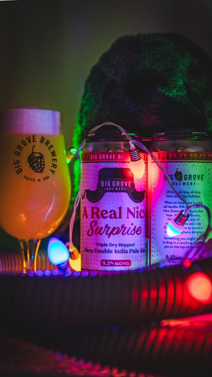 Get yourself something 👌 𝒓𝒆𝒂𝒍 𝒏𝒊𝒄𝒆 👌
Our hoppiest beer of the year returns Black Friday and this double IPA is packed with a pile of Aussie and NZ hops.

Not included: RV, hose, and somethin’ for you, Clark.
