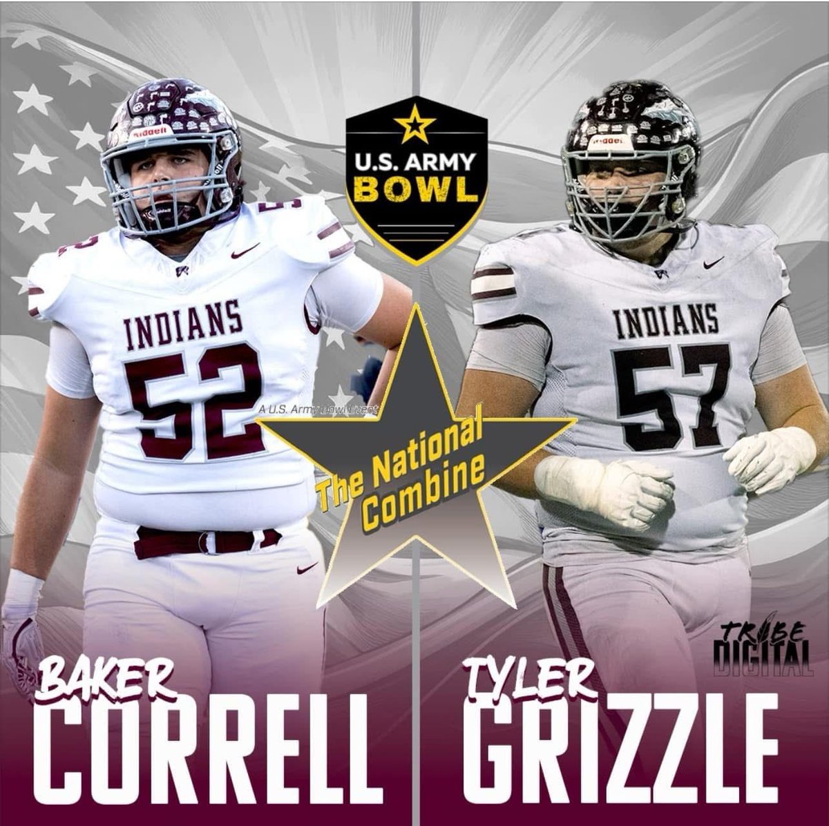 Tribe Athletics (@kcs__athletics) on Twitter photo Congrats to two of our Beef Boys! Baker Correll and Tyler Grizzle both rec’d invitations to the U.S. Army Bowl National Combine. 10,000 of the best High School Football players are evaluated annually and the only the top 1,000 receive invitations! #RollTribe
📸: Tribe Digital Congrats to two of our Beef Boys! Baker Correll and Tyler Grizzle both rec’d invitations to the U.S. Army Bowl National Combine. 10,000 of the best High School Football players are evaluated annually and the only the top 1,000 receive invitations! #RollTribe
📸: Tribe Digital