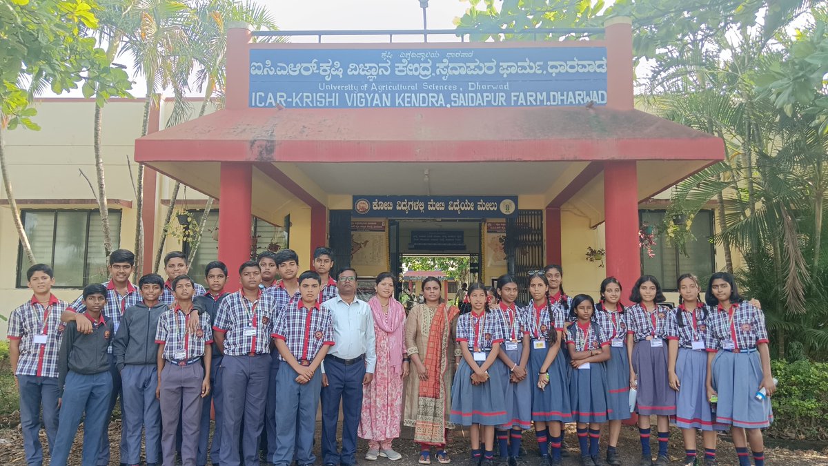 kvsambra's tweet photo. PM SHRI KENDRIYA VIDYALAYA NO 1 AFS SAMBRA organized a Exposure Visit on 26.11.2024 to University of Agricultural Science Dharwad under the Guidance of Shri Sandeep Acharya. The visit was a rewarding experience inspiring students. https://t.co/Bt0YNwC0yc