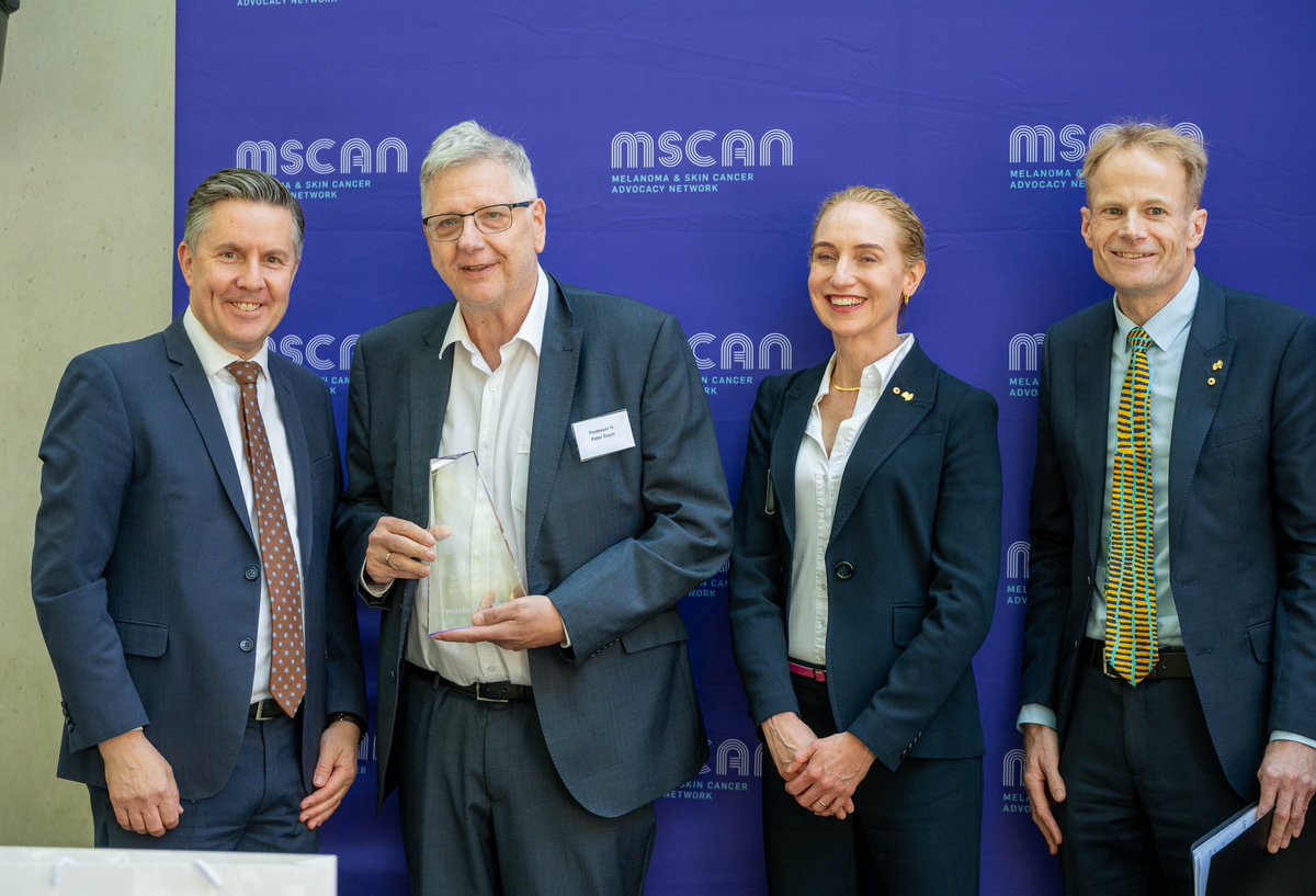 ACRF Melanoma Imaging & Diagnosis Centre (@melanomaacemid) on Twitter photo Last week, <a href="/hpsoyer/">H. Peter Soyer</a> received the MSCAN 2024 Spot On Dedication Award for changing Australia’s skin cancer landscape 👏. The award was presented at the Parliamentary Friends of Melanoma & Skin Cancer Awareness initiative, where we had inspiring discussions with politicians. Last week, <a href="/hpsoyer/">H. Peter Soyer</a> received the MSCAN 2024 Spot On Dedication Award for changing Australia’s skin cancer landscape 👏. The award was presented at the Parliamentary Friends of Melanoma & Skin Cancer Awareness initiative, where we had inspiring discussions with politicians.