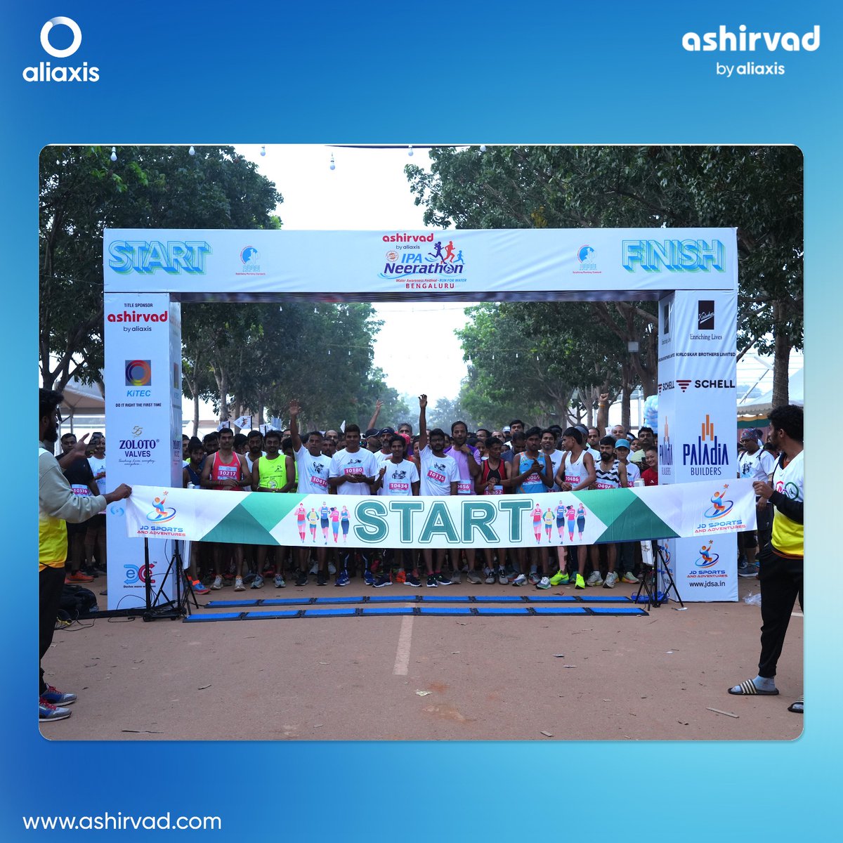 Ashirvad by Aliaxis Leads the Way at Neerathon 2024

As the proud title sponsor of Neerathon 2024, a marathon dedicated to water conservation, Ashirvad by Aliaxis reaffirms its unwavering commitment to sustainability.