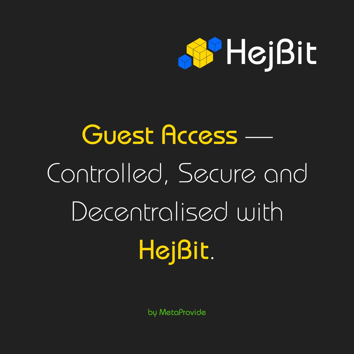 MetaProvide's tweet photo. Need to grant temporary access to files? HejBit’s guest access for Swarm storage makes it easy. Share securely, without compromising data control.
#MetaProvide #HejBit #Web3 #Swarm #GuestAccess #SecureSharing https://t.co/VASX1VNAQ7