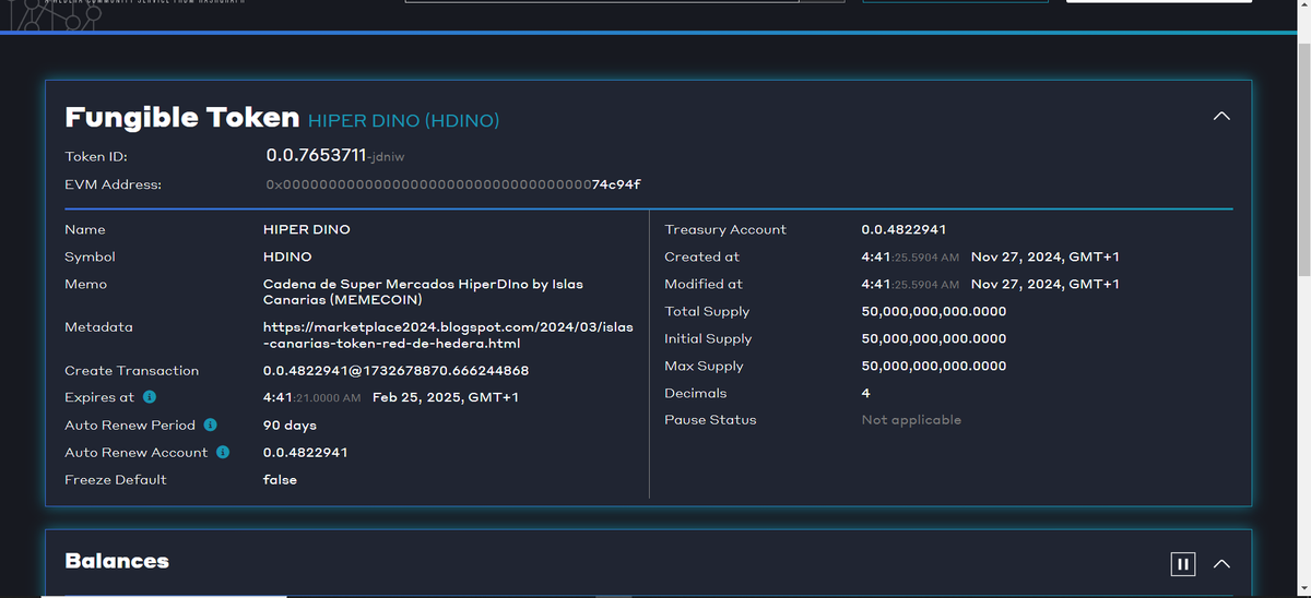 patrocinees's tweet photo. Los #NFTcan van a lanzar una nueva #MEMECOIN #HIPERDINO, todo el que la liste se le regalarán 700.000HDINO y el que haga la primera pool obtiene como premio 1.000.000.000HDINO
Quién crea la pool a los $NFTcan?
https://t.co/COYLrrdeUT https://t.co/71zSjcZLnv