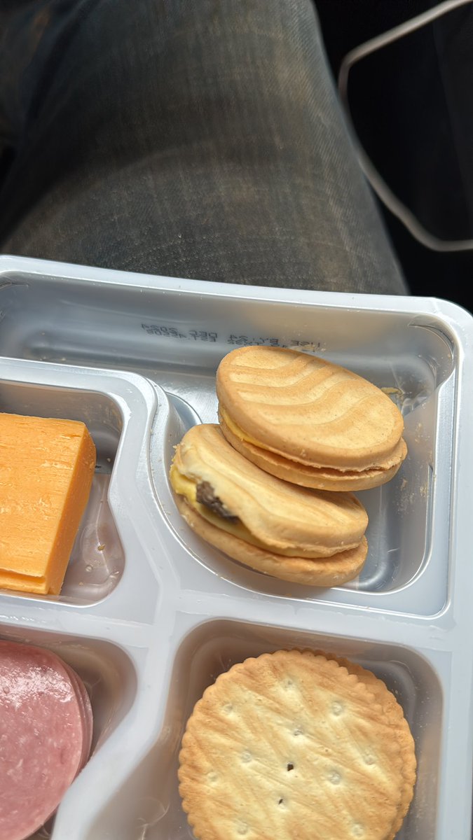 Something tells me this isn’t supposed to be in a lunchable 🤮🤮🤮 #gross