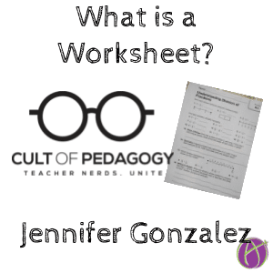 Addressing the Worksheet and Packets - <a href="/cultofpedagogy/">Cult of Pedagogy</a> - Teacher Tech with Alice Keeler 

alicekeeler.com/2018/03/27/wor…

#StudentEngagement