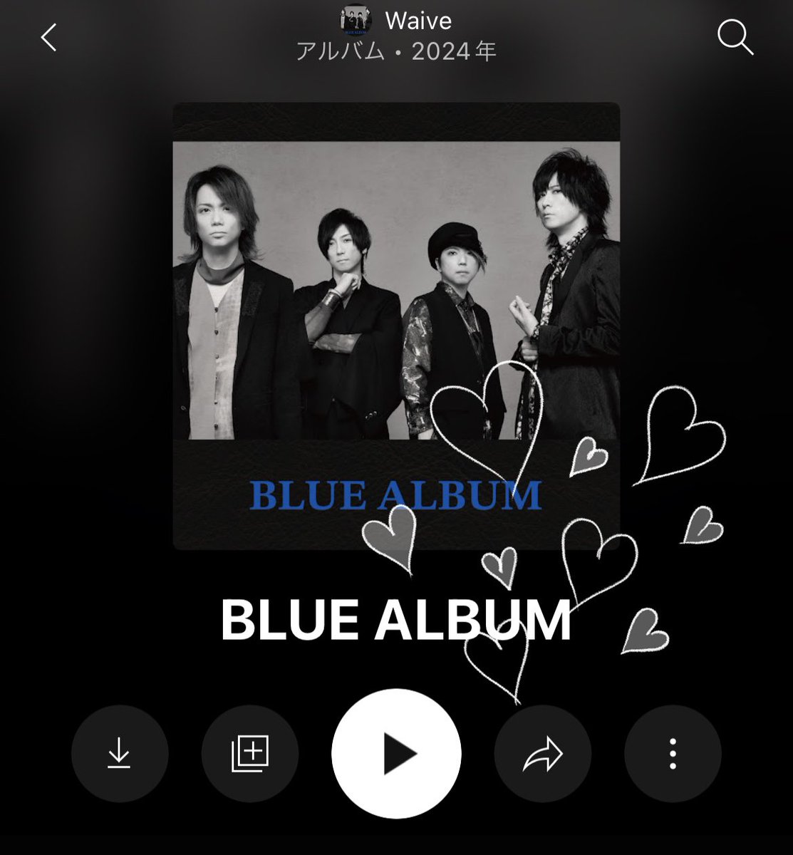 sayakawaive's tweet image. 今のWaiveを音源で聴くと、同じ曲なのに進化してる🙌銀河鉄道の"らんらんらら"にのっち？の声よき😂
特にタカの歌い方は全然違う。丁寧に優しく歌ってる…🥺改めてWaiveの復活は奇跡だと感じるし、2005年の私に教えてあげたい！笑
#BLUEALBUM  
#Waive日本武道館