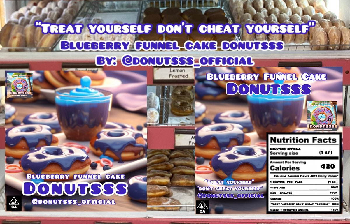 Donut_Dessertz's tweet photo. Blueberry Funnel Cake Donutsss
#DONUTSSS🍩🫐🍩🫐🍩🫐
#CrazyCrossCreation🍩
#TreatYourself🍩
#DontCheatYourself🤝 https://t.co/3ifU35iZqL