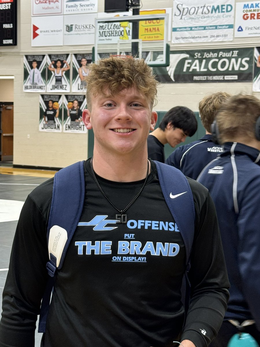 TimColemanTBONE's tweet image. 3-0 tonight!!! Victories against Oak Grove, Austin and JP2.  Thanks to @APEXDental_AL the new mouthpiece is 🔥.  Continuing to get better every match!  @jcjetswrestling @jc_jets @JCFB_Recruiting  @TheChrisRubio @CruzARubio #ToeTheLine