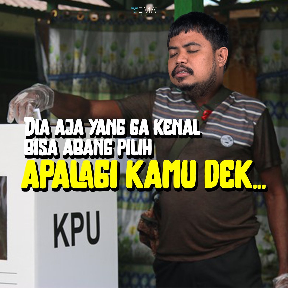 Selamat nyoblos kawannn