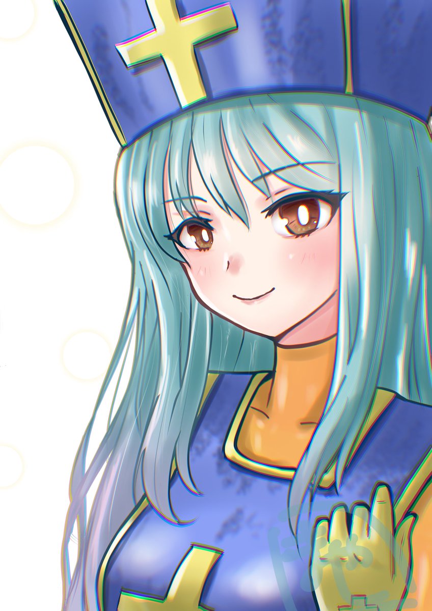 「ドラクエ3の僧侶ちゃん描きました ੭˙ᗜ˙੭イラストドラゴンクエスト3リ」まやしのイラスト 