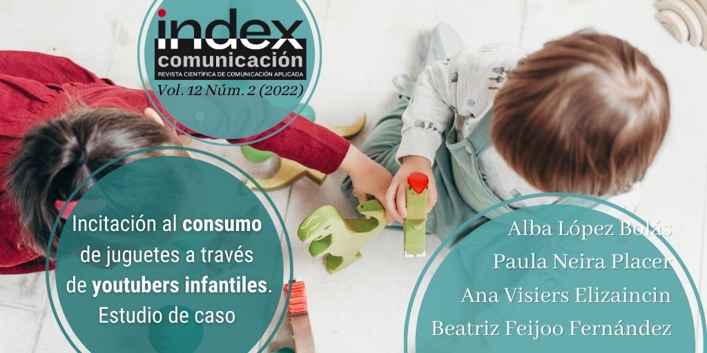 IndexComu's tweet photo. https://t.co/KAkNXQzV3z
📹👶 El estudio examina cómo los youtubers infantiles influyen en el consumo de juguetes, especialmente en canales como Vlad y Niki, presentando juguetes sin señalar que son publicidad.
#YouTube #ChildAdvertising #Influencers https://t.co/wSVVPTNsaE