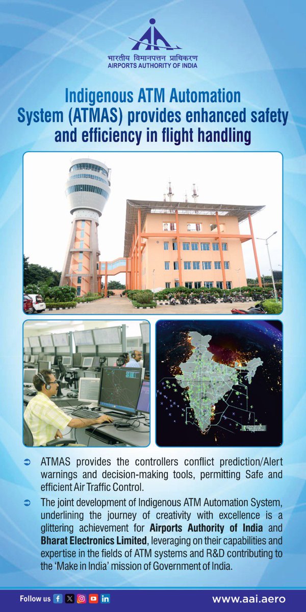 Airports Authority of India on X: “#AAI, in collaboration with
