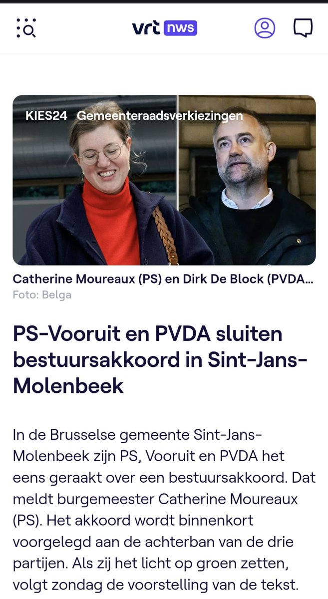 WimVanOsselaer1's tweet image. N-VA is de grootste partij, maar Conner Rousseau en Vooruit bepalen de spelregels. 🤨 N-VA heeft zich gedegradeerd tot kruiwagen van links. Hoelang pikken de centrumrechtse N-VA-kaderleden dit nog? #Molenbeek #cordon