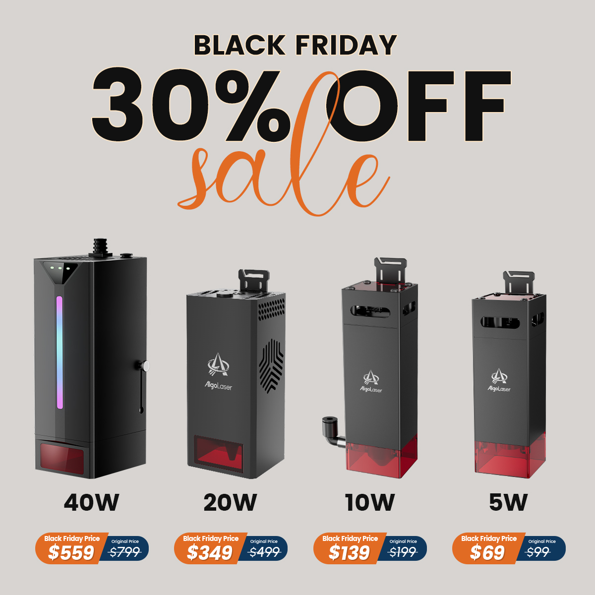 Algo_Laser's tweet image. 🚨 30% OFF Laser Modules — Only once this year! 🚨

🎯 Time is running out, don’t miss out!

👉 Shop Now： algolaser.com/pages/double-1…

#LaserModule #LimitedOffer #DIYTools #UnlimitedCreativity