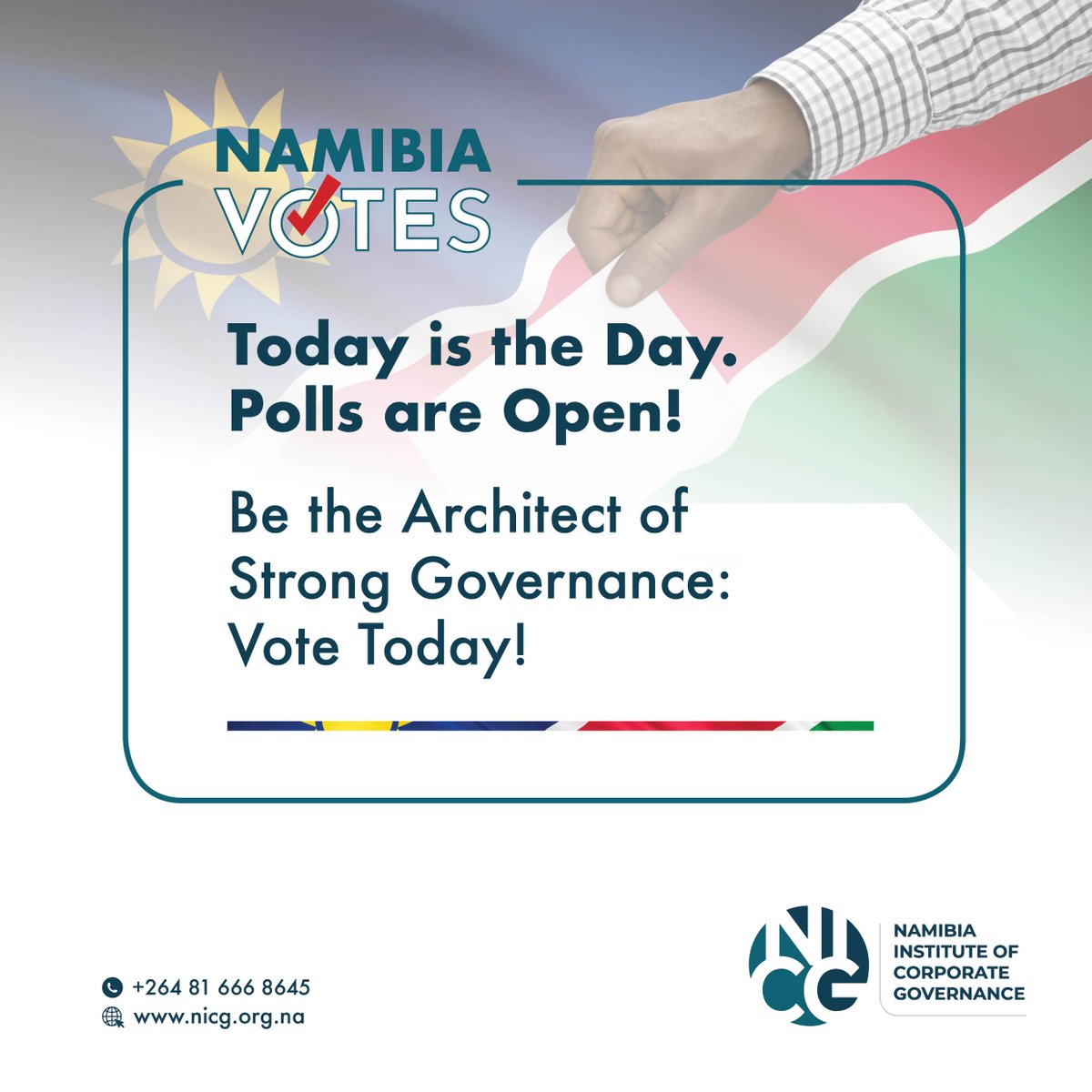 Cast your vote and make a difference! 
🗳️ #ElectionDay #DemocracyInAction