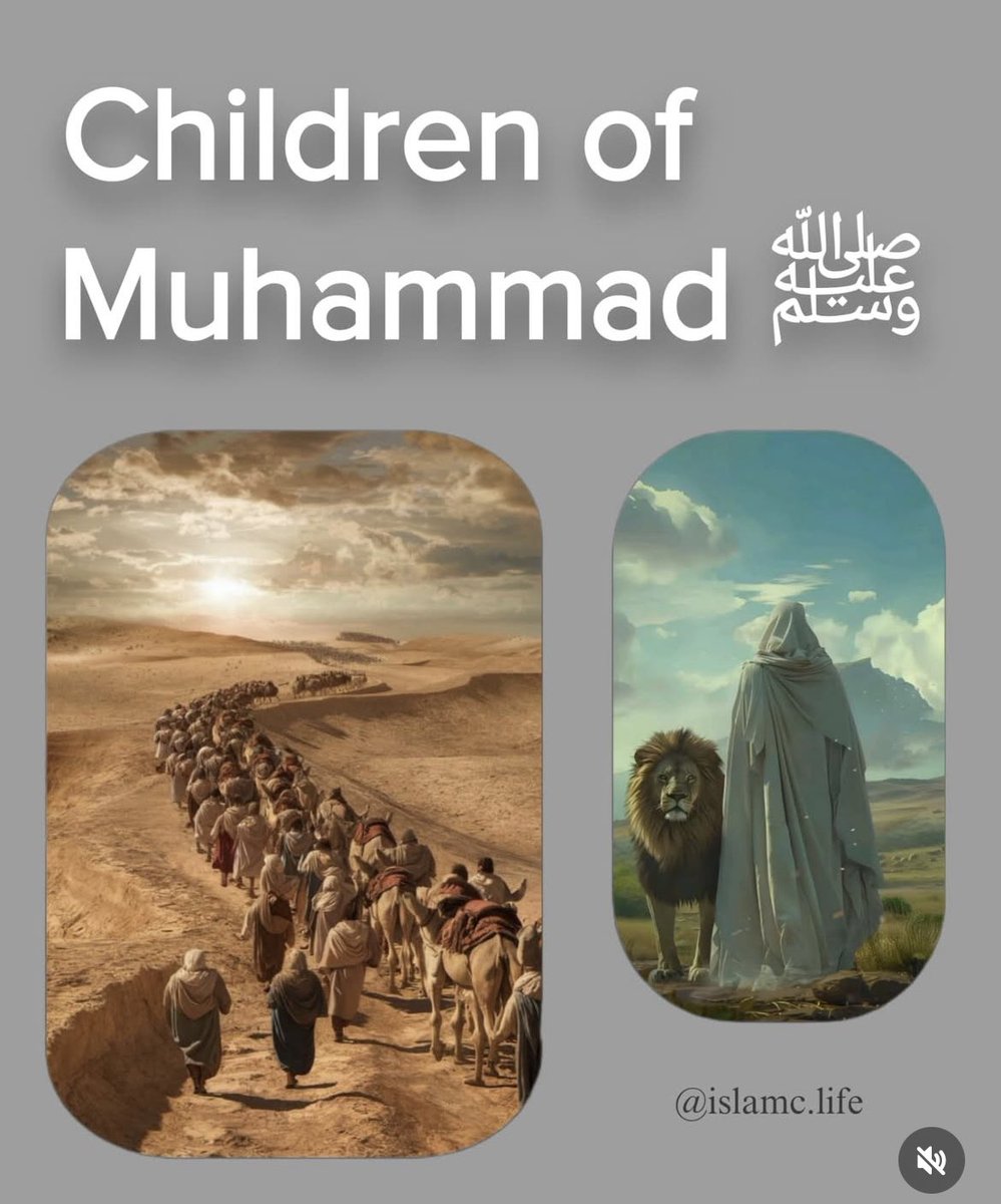 aiishadahir's tweet image. Children of RasulAllah ﷺ
