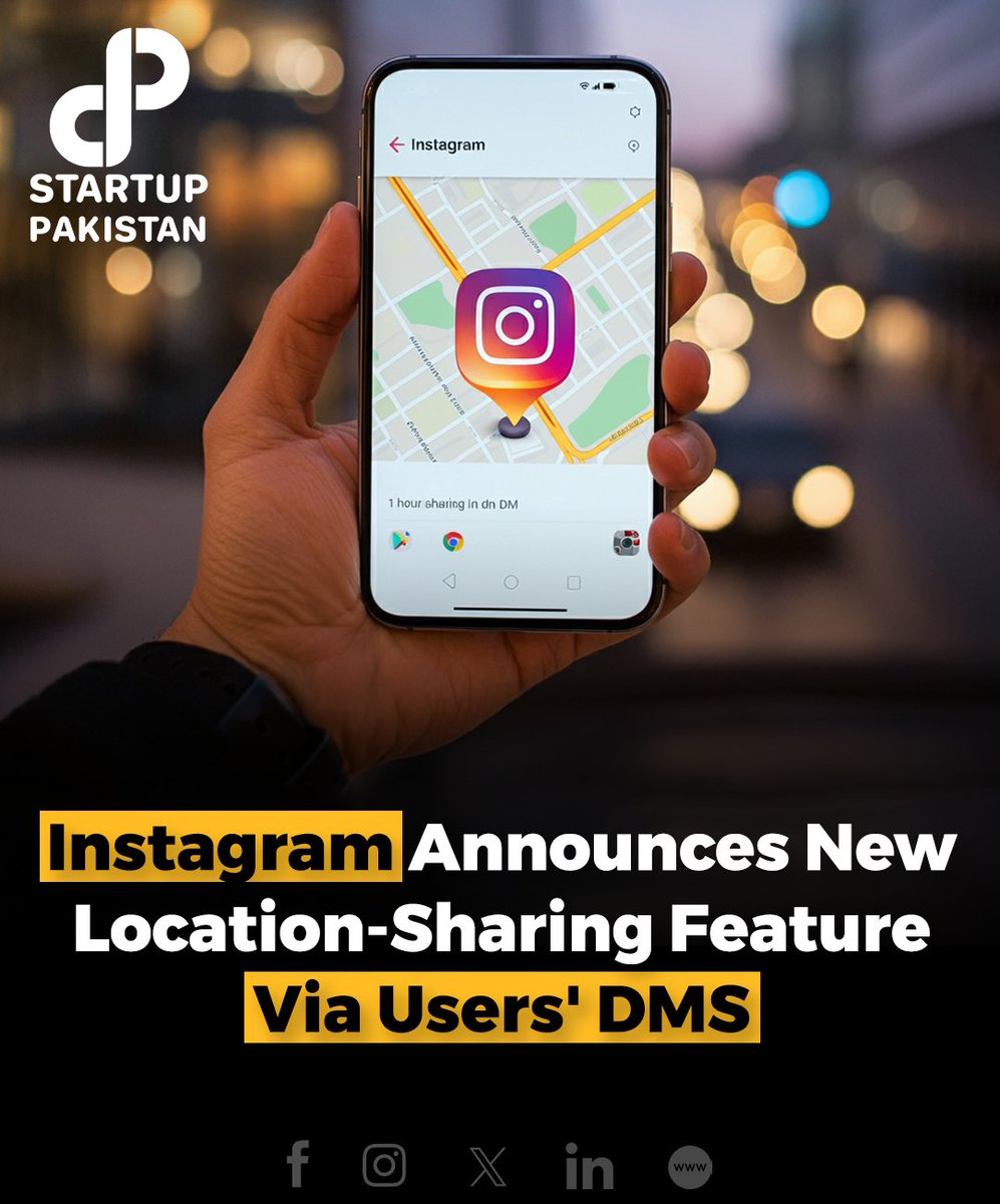 PakStartup's tweet image. Instagram has introduced exciting new features to enhance its Direct Messages (DMs), including live location sharing and the ability to assign nicknames to friends. 

#InstagramUpdate #LiveLocation #Nicknames #StickerPacks #DMFeatures