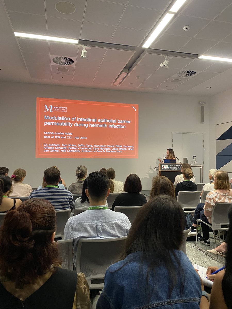 ImmunolCellBiol's tweet photo. Hearing from some of our fantastic authors in the Best of ICB and CTI session at #ASI2024SYD @ASImmunology @ClinTransImmuno https://t.co/3EO8IFy2nu